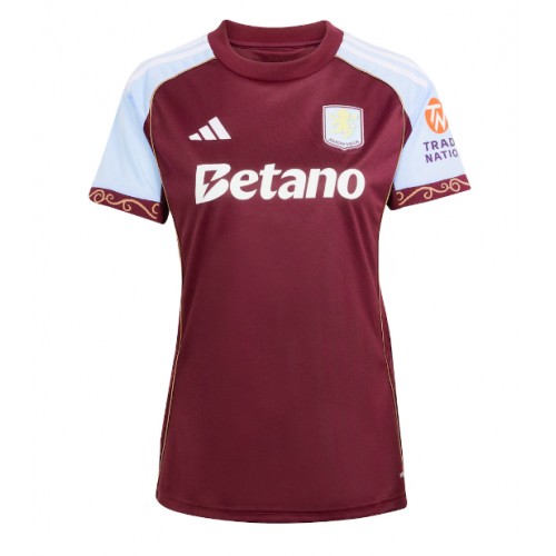 Aston Villa Jadon Sancho #19 Hemmatröja Kvinnor 2025-26 Kortärmad Aston Villa Jadon Sancho #19 Hemmatröja Kvinnor 2025-26 Kortärmad